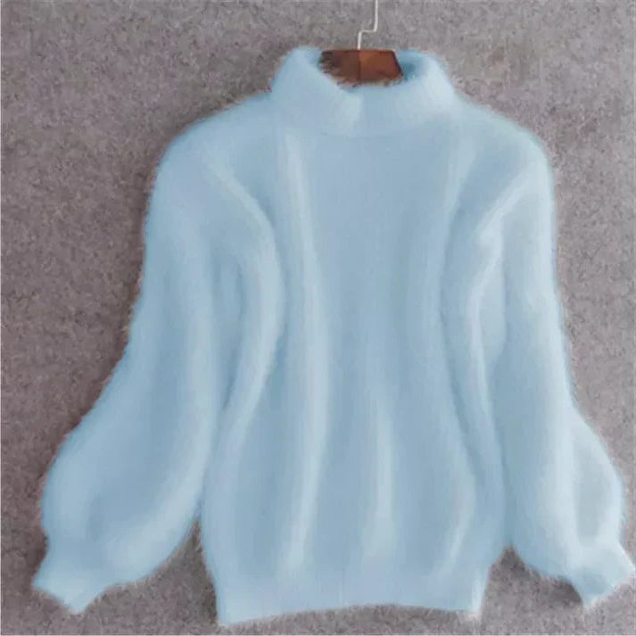 Angora Knit Sweater for Women