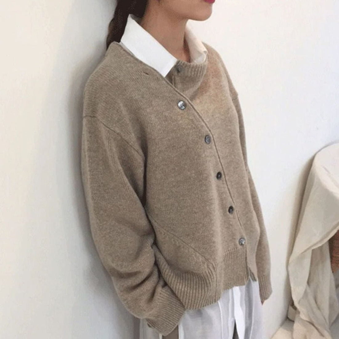 Button-Down Cardigan Sweater for Women