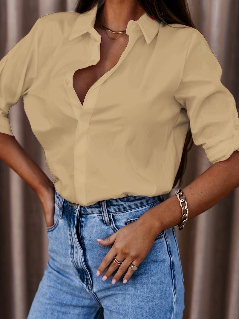 Button-Down Oversized Shirt for Women - View 6