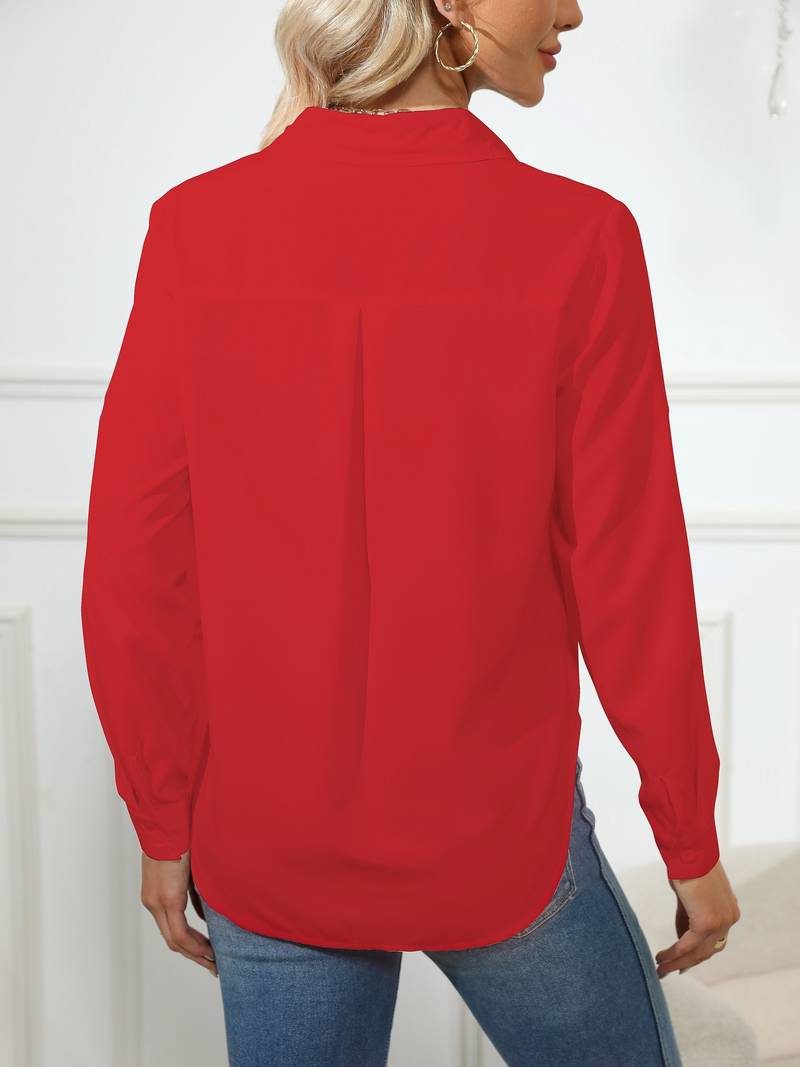 Button-Down Oversized Shirt for Women