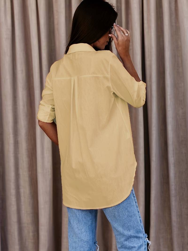 Button-Down Oversized Shirt for Women - View 5