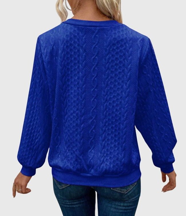 Cable Knit Half-Zip Jumper for Women - View 23
