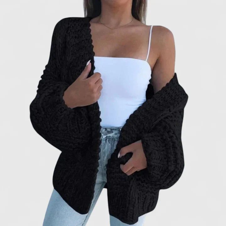 Chunky Knit Oversized Cardigan for Women
