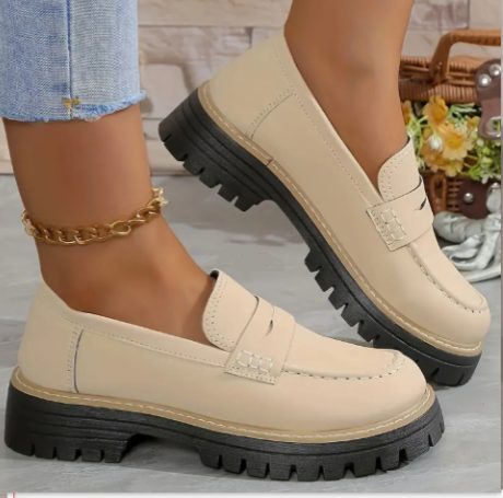 Chunky Loafers with Lug Sole for Women - View 4
