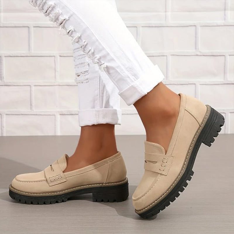 Chunky Loafers with Lug Sole for Women