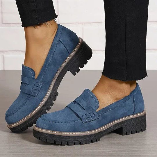 Chunky Loafers with Lug Sole for Women - View 2