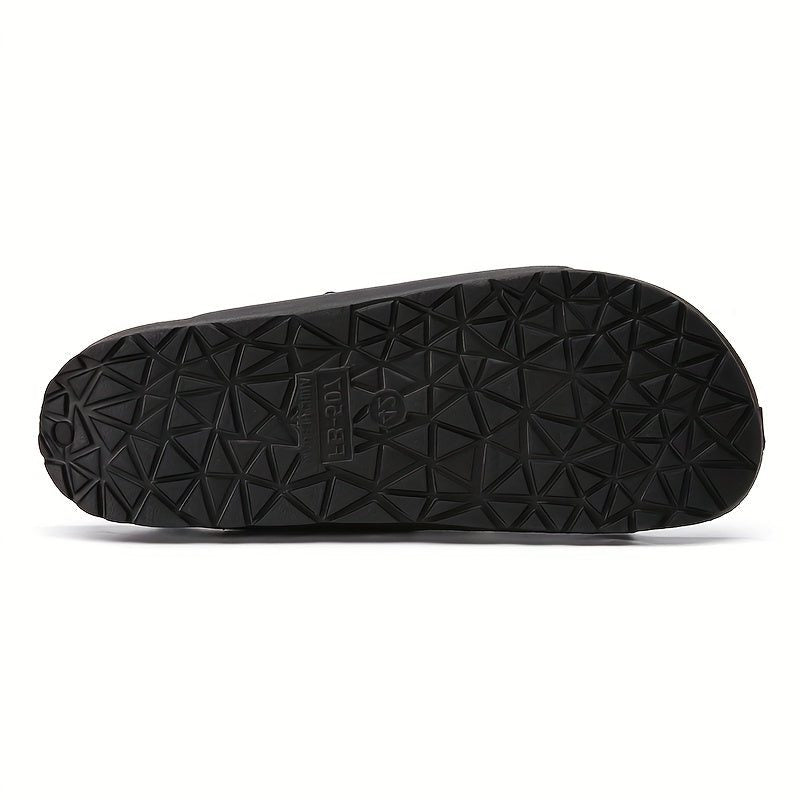 Double Buckle Slide Sandals for Women