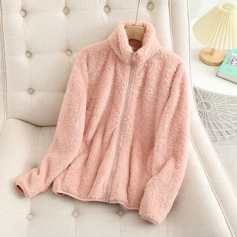 Fleece Zip-Up Jacket for Women