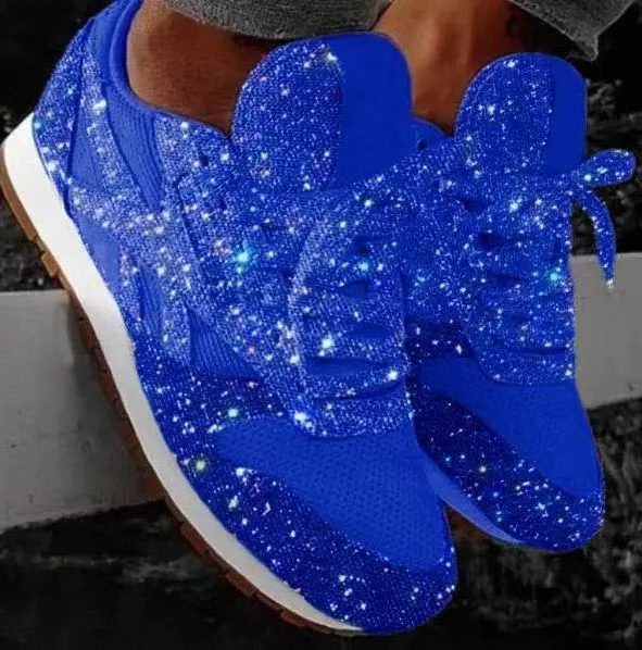 Glitter Sequin Sneakers for Women