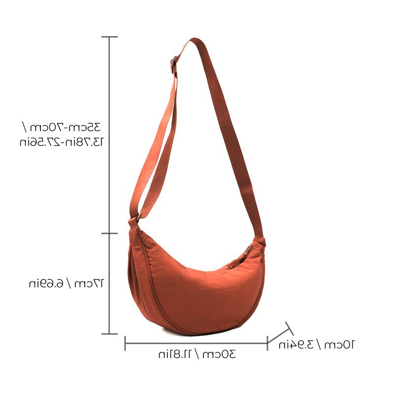 Half-Moon Shoulder Bag for Women