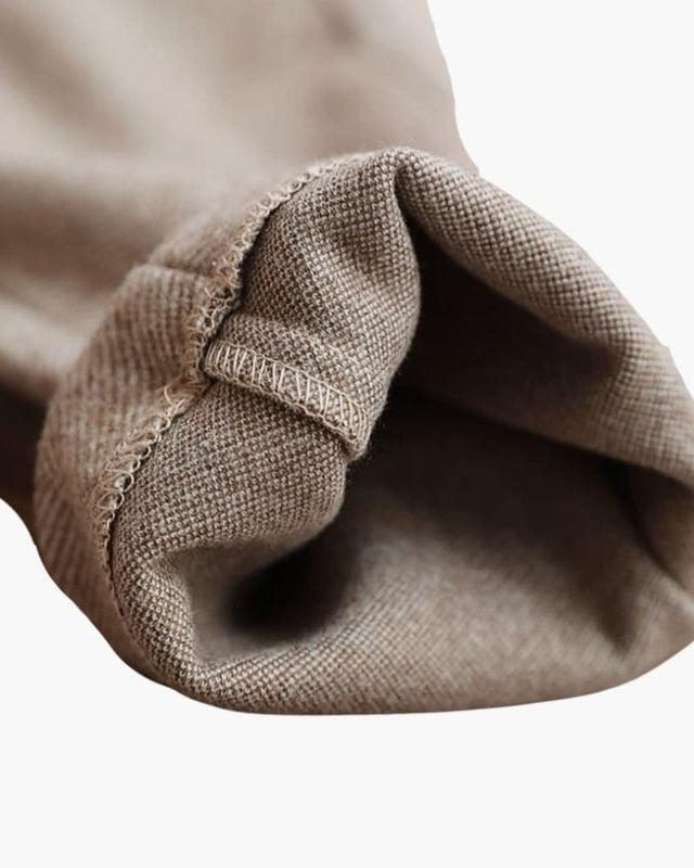 High Waist Straight Leg Wool Trousers for Women - View 10