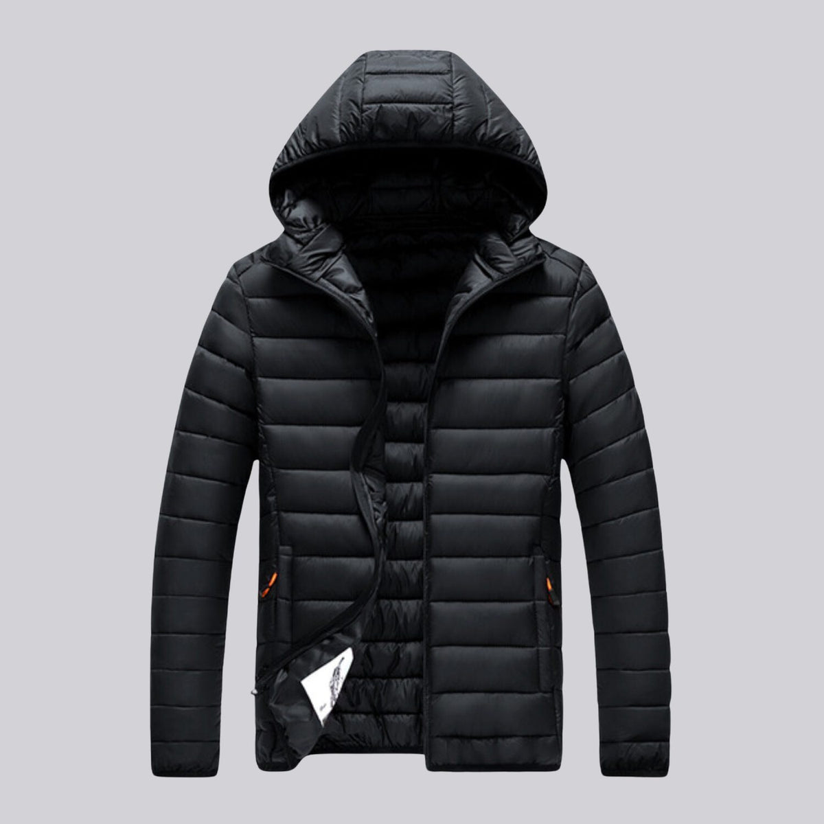 Hooded Longline Puffer Jacket for Women - Black (Almost Sold Out)