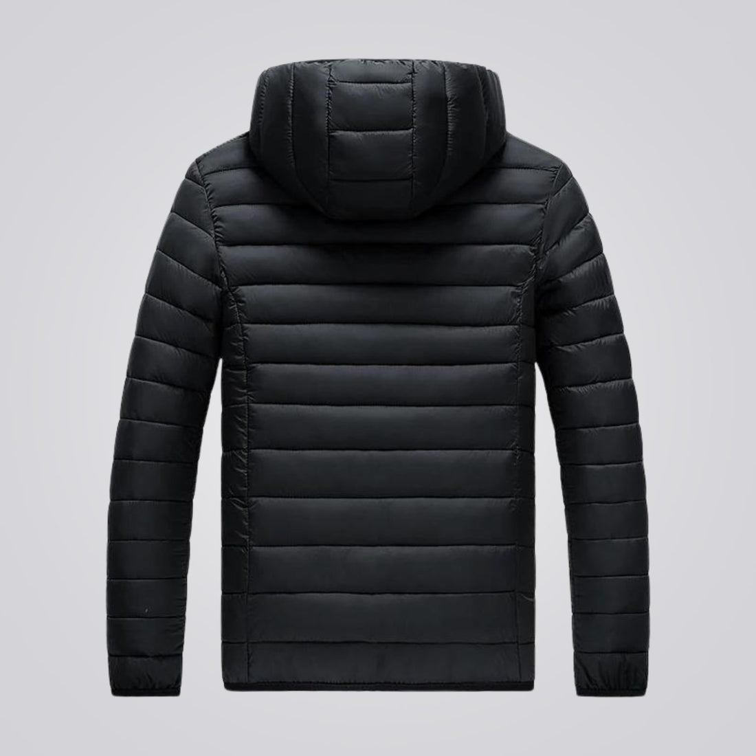 Hooded Longline Puffer Jacket for Women