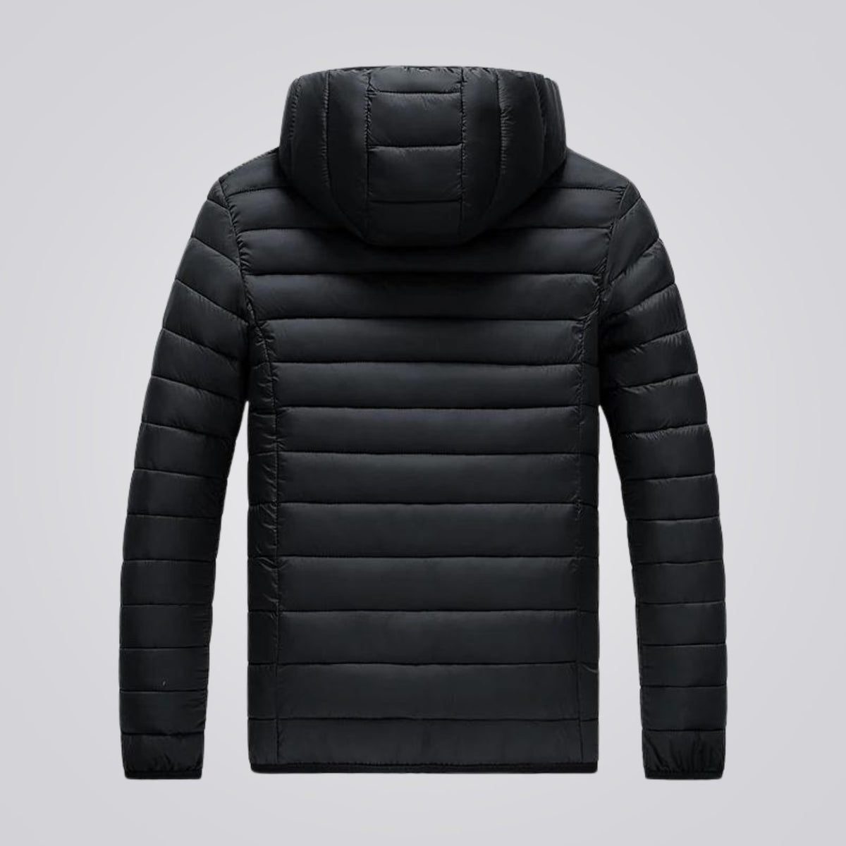 Hooded Longline Puffer Jacket for Women - View 2
