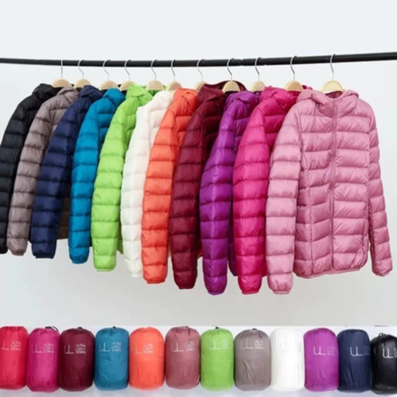Hooded Padded Puffer Jacket for Women - View 3