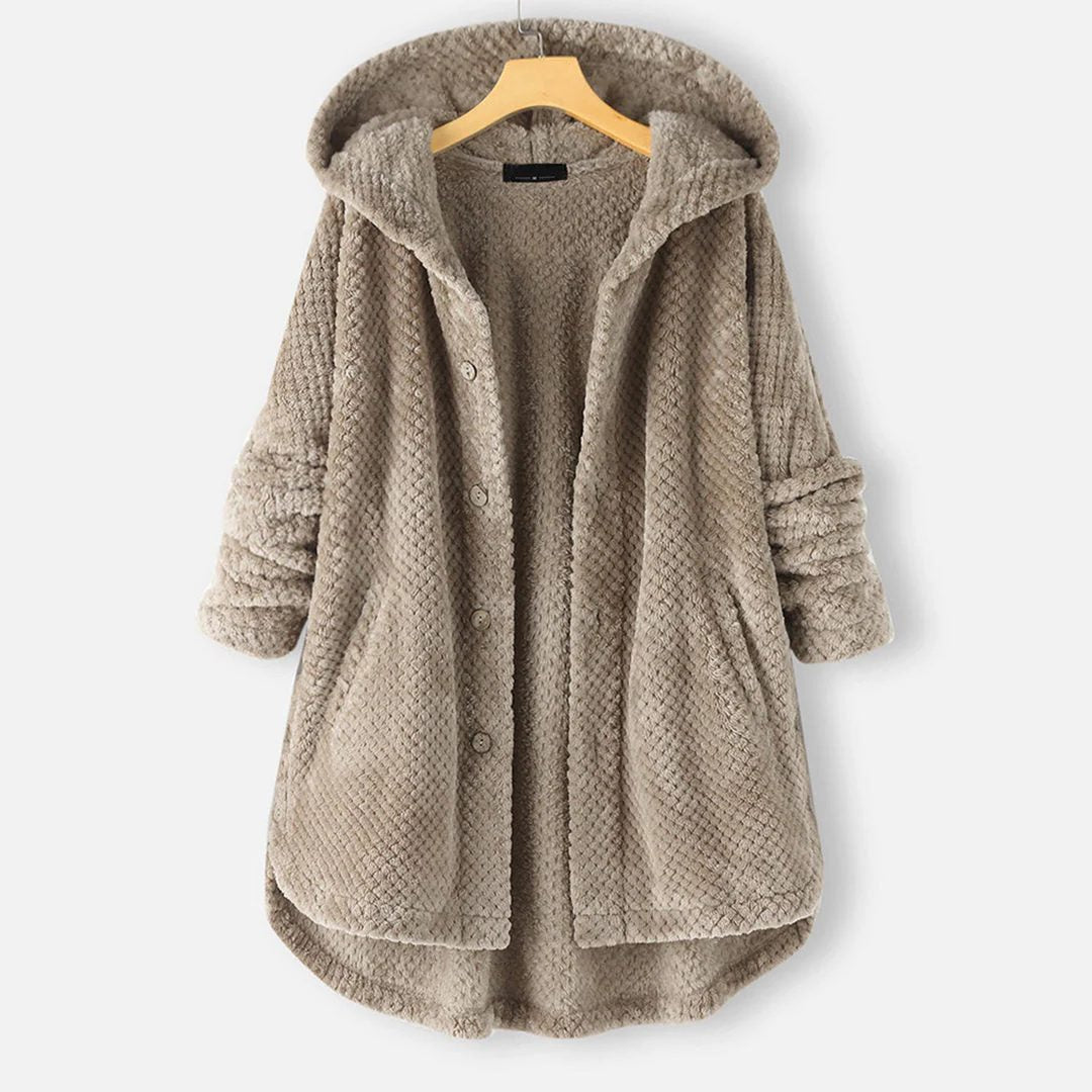 Hooded Quilted Cardigan for Women