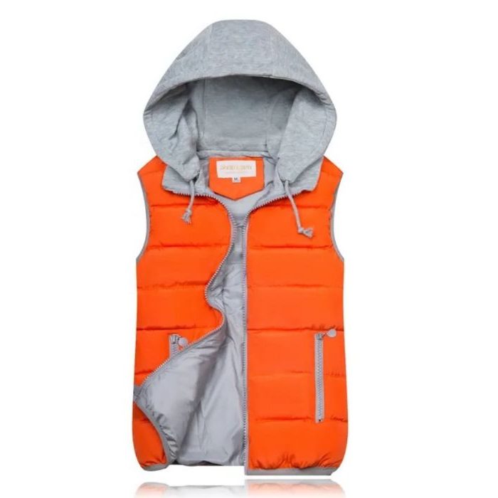 Hooded Quilted Vest for Women