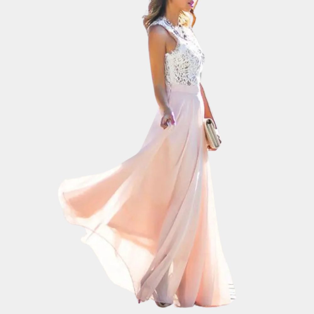 Lace Maxi Dress with Bodice for Women
