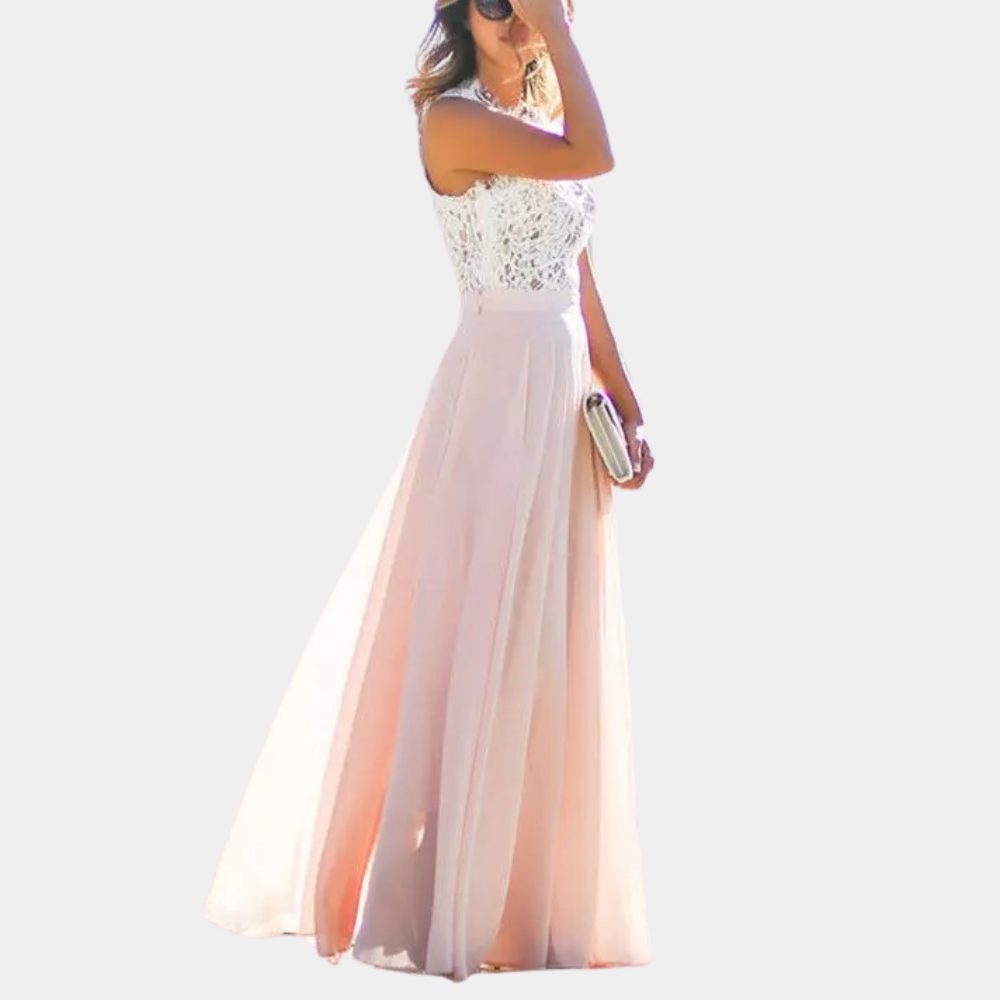 Lace Maxi Dress with Bodice for Women
