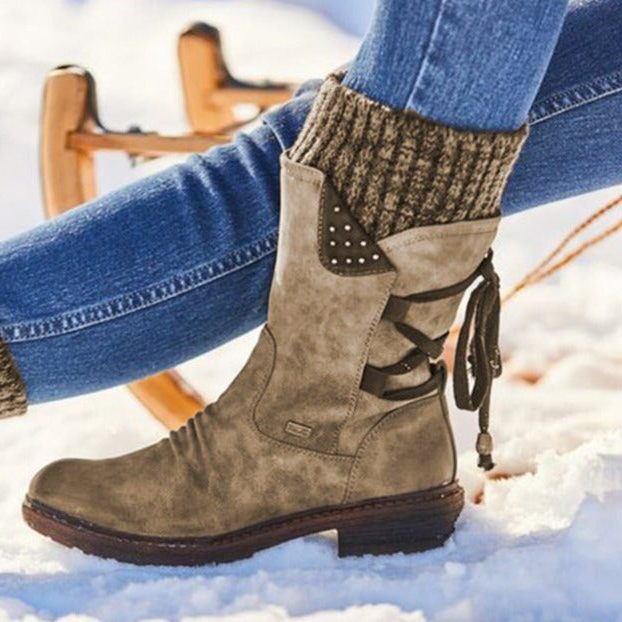 Lace-Up Ankle Boots for Women