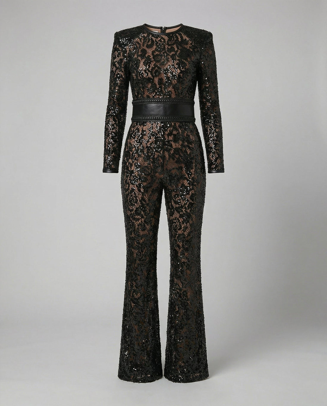 Lace Wide Leg Bell Bottom Jumpsuit for Women
