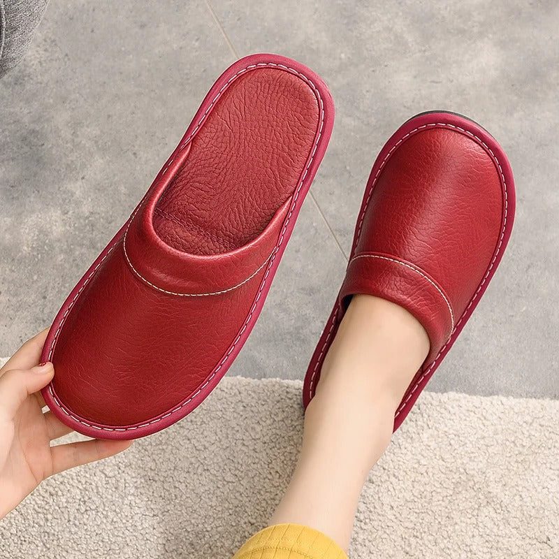 Leather Slip-On Mules for Women - View 8