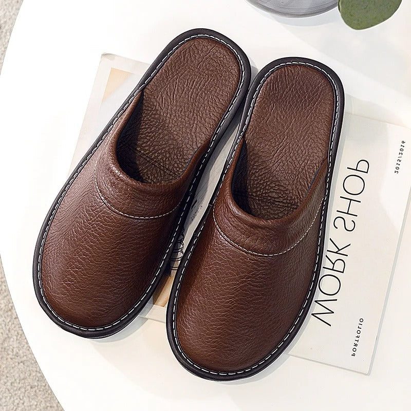 Leather Slip-On Mules for Women - View 10