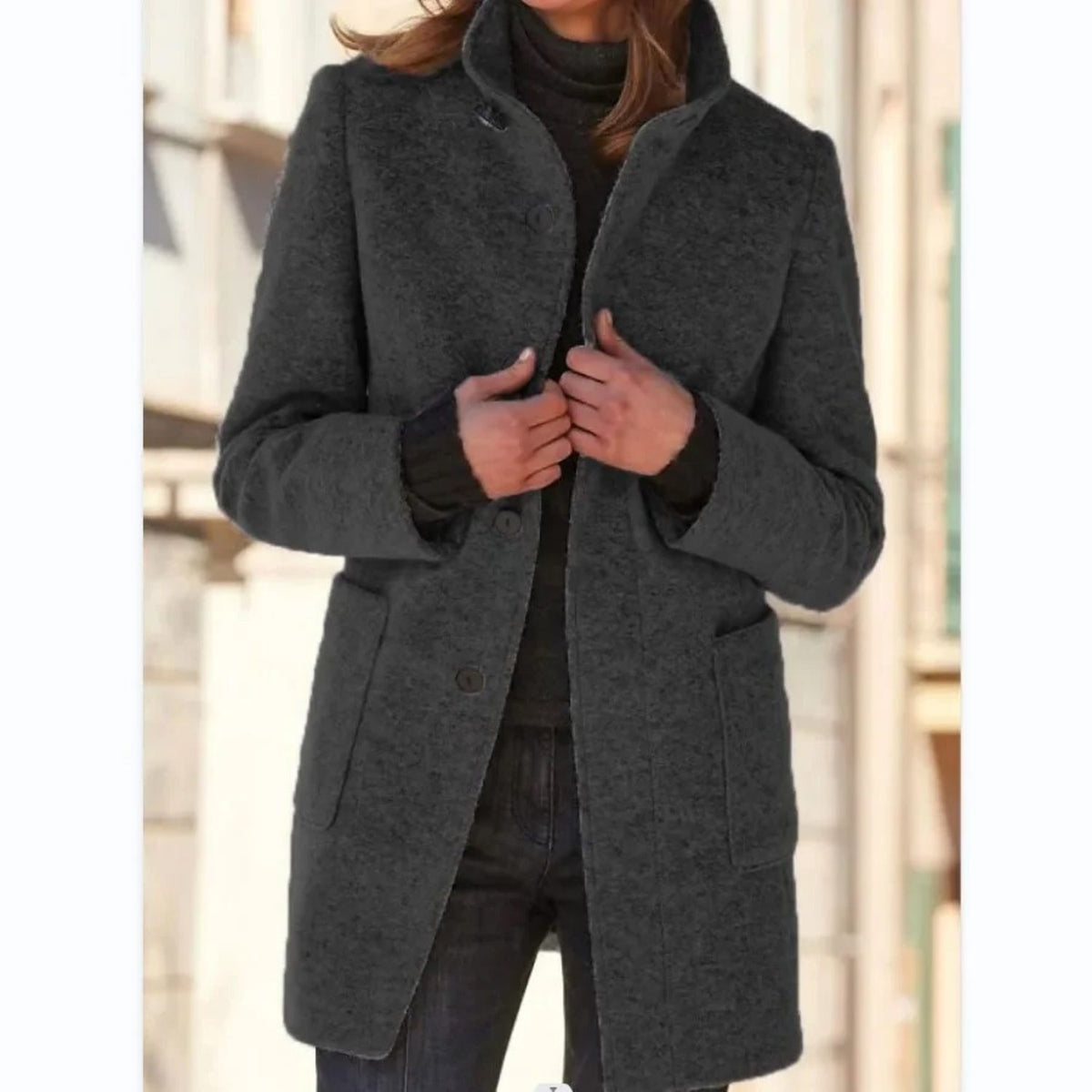 Long Wool Coat for Women