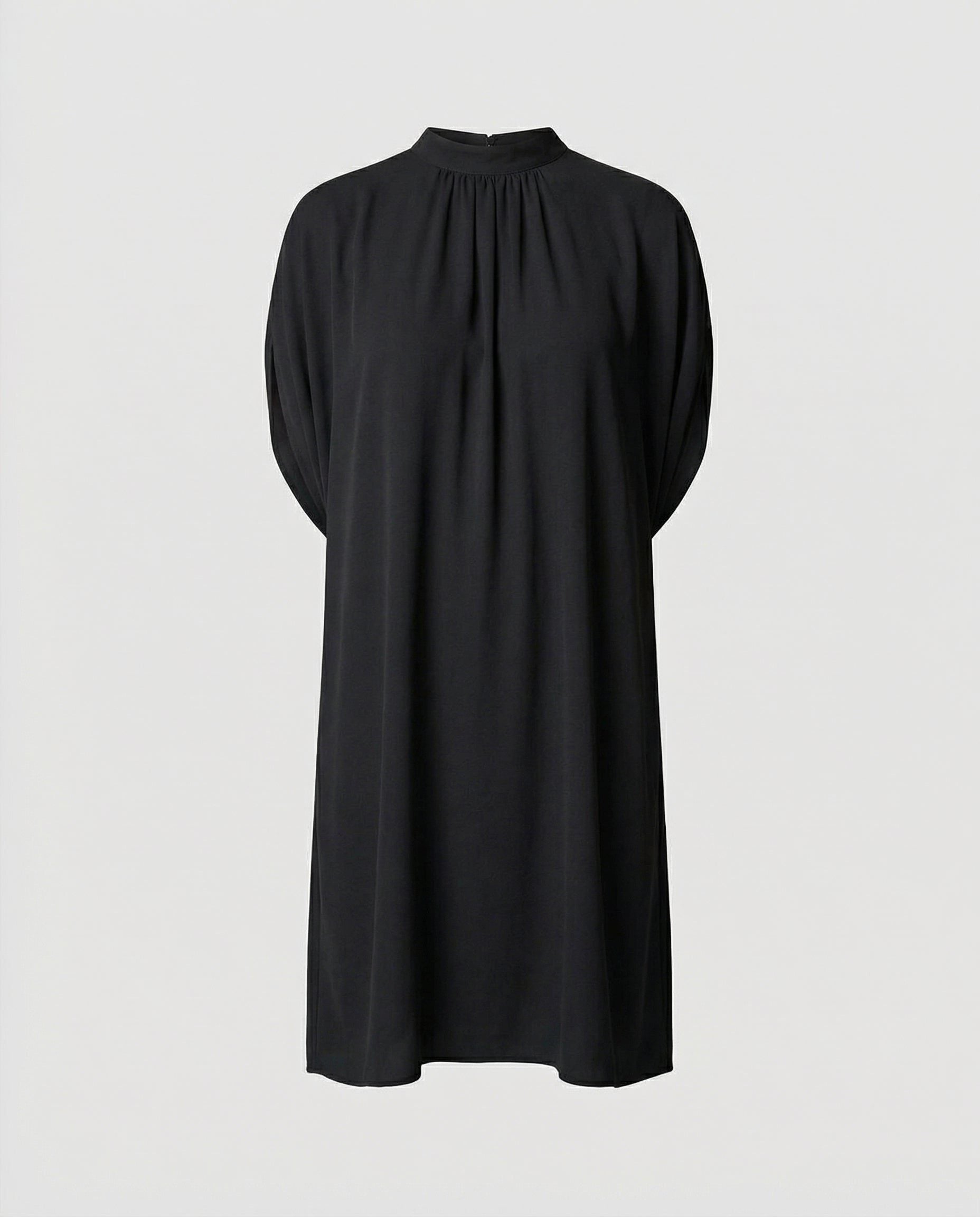 Loose Fit Short Sleeve Shift Dress for Women - View 4