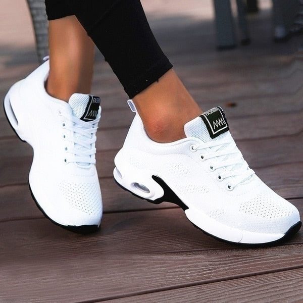 Mesh Lace-Up Sneakers for Women