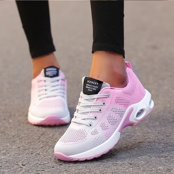 Mesh Lace-Up Sneakers for Women