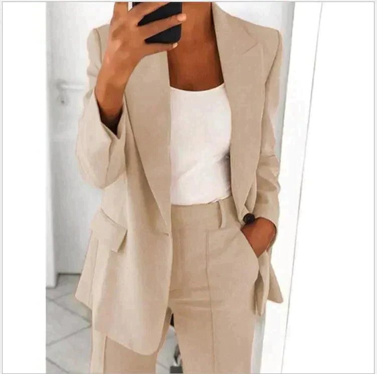 Oversized Blazer Suit Set for Women
