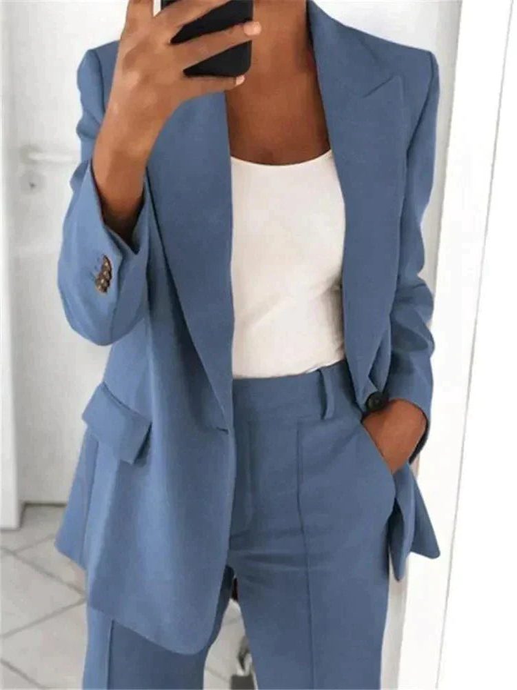 Oversized Blazer Suit Set for Women