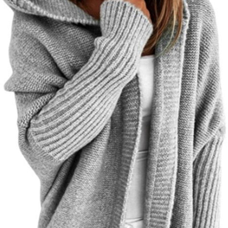 Oversized Hooded Cardigan for Women