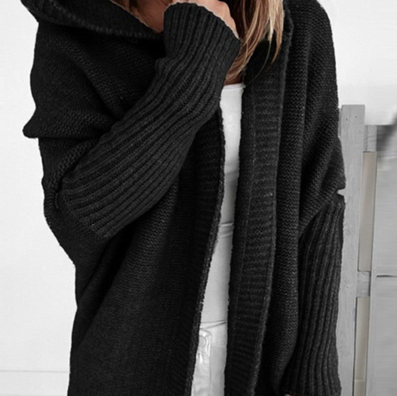 Oversized Hooded Cardigan for Women