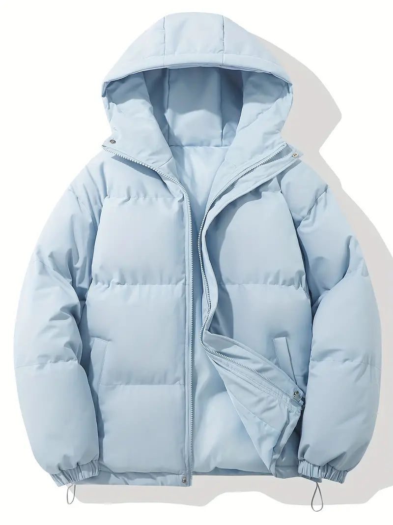 Oversized Hooded Puffer Jacket for Women