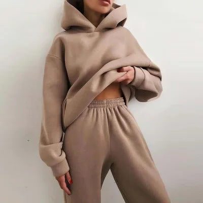 Oversized Hoodie Jogger Set for Women