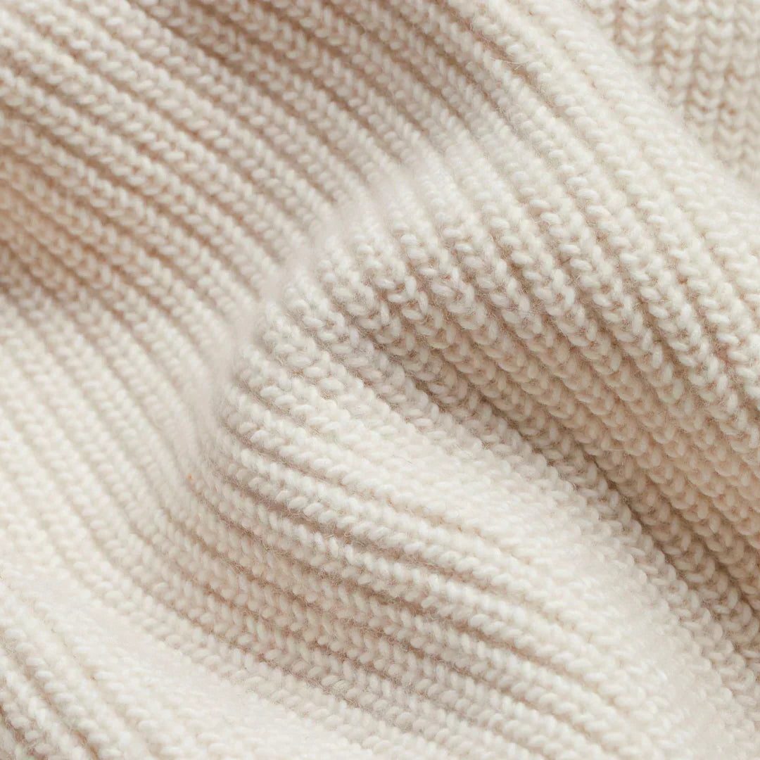 Oversized Ribbed Knit Cardigan with Front Pocket for Women