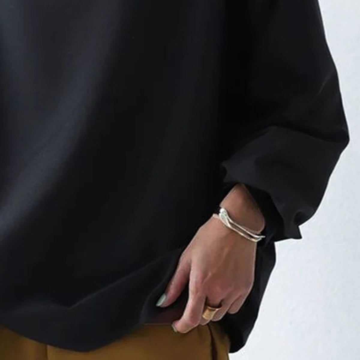 Oversized Roll Neck Jumper for Women - View 4