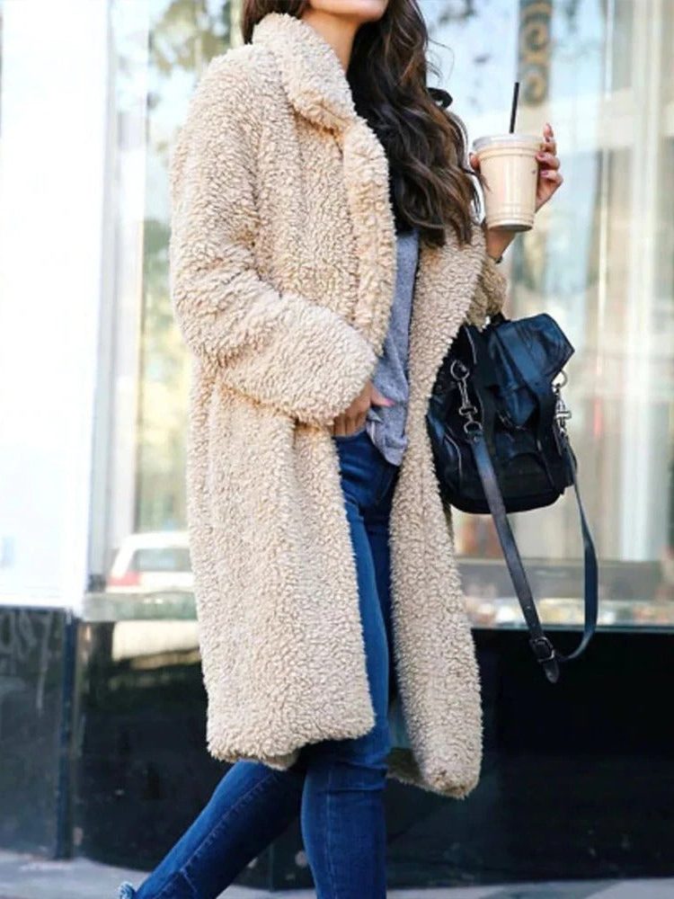 Oversized Teddy Coat for Women