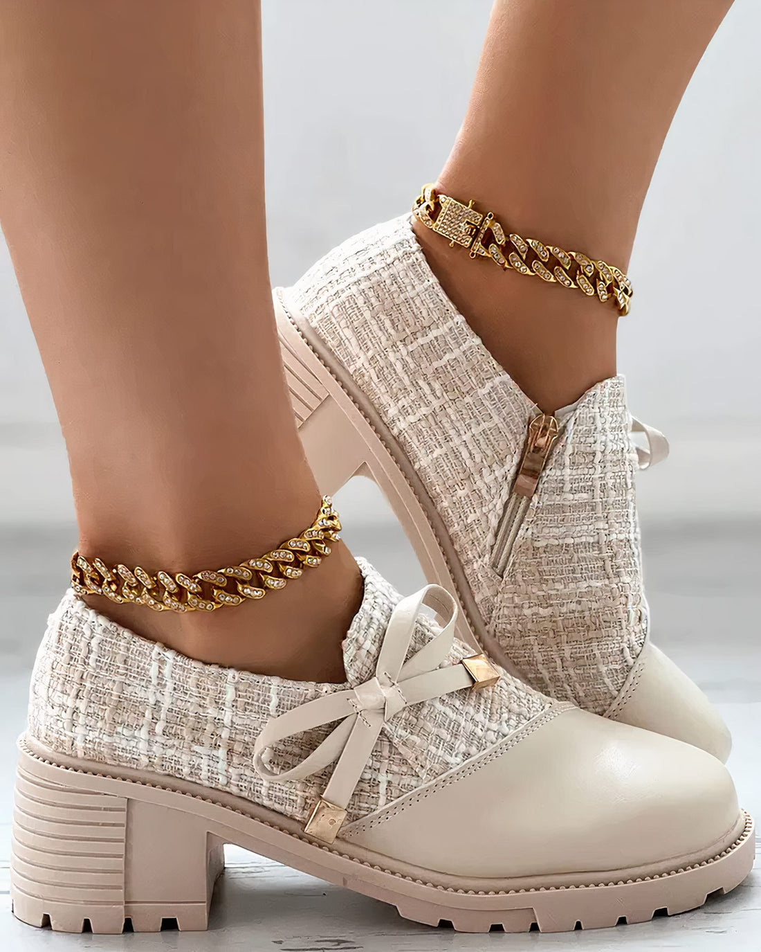 Platform Lace-Up Ankle Boots for Women