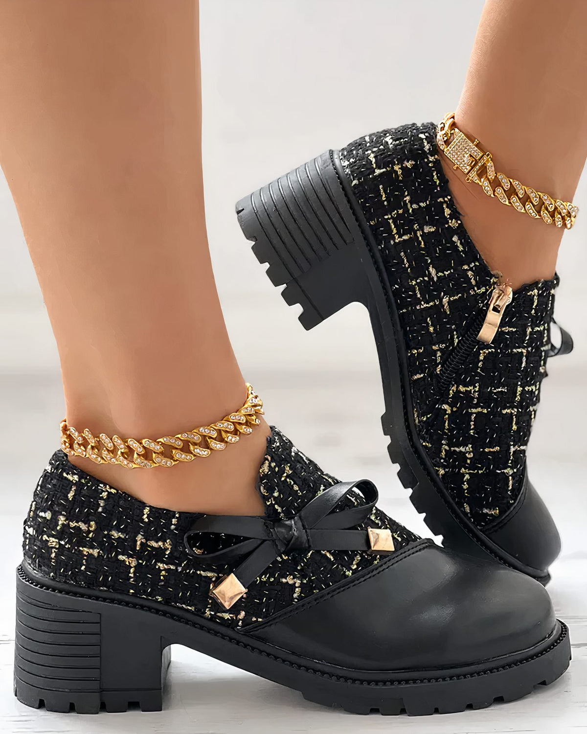 Platform Lace-Up Ankle Boots for Women - View 4