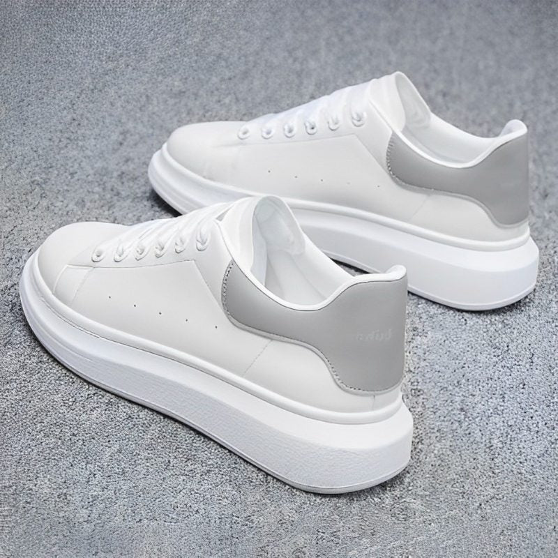 Platform Thick Sole Lace-Up Sneakers for Women