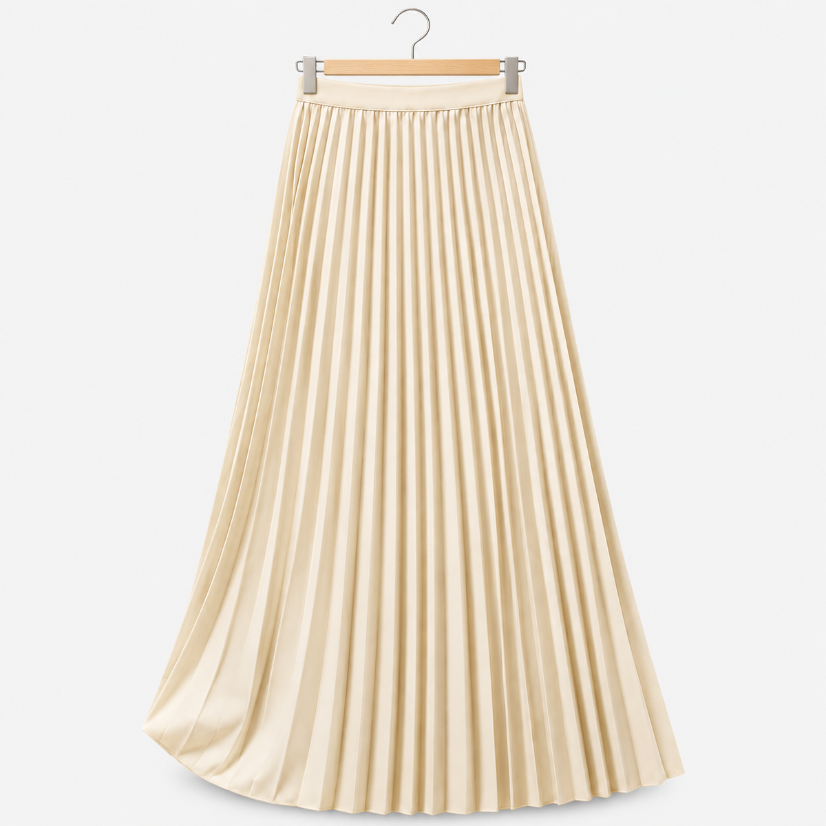 Pleated Maxi Skirt for Women