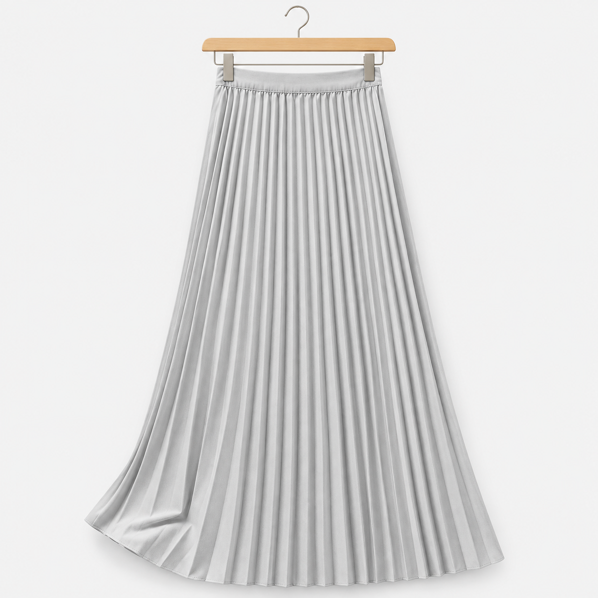 Pleated Maxi Skirt for Women