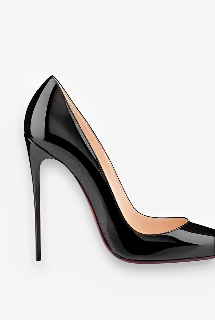 Pointed Toe Court Shoes for Women - Black 8CM