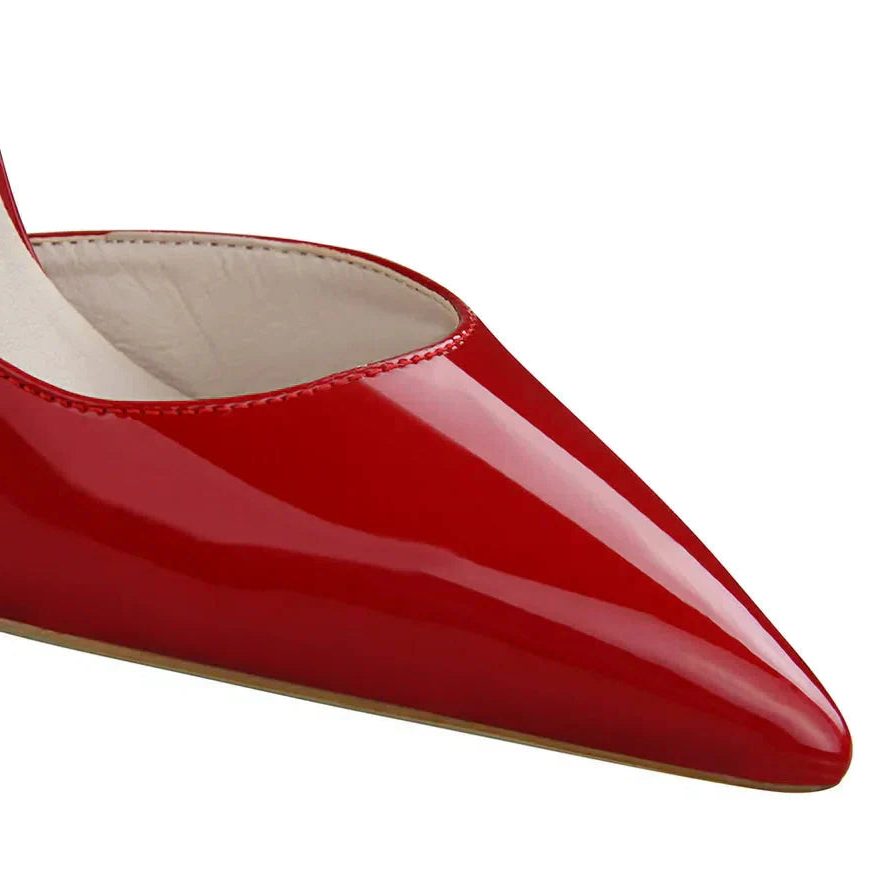 Pointed Toe Patent Pumps for Women - View 3