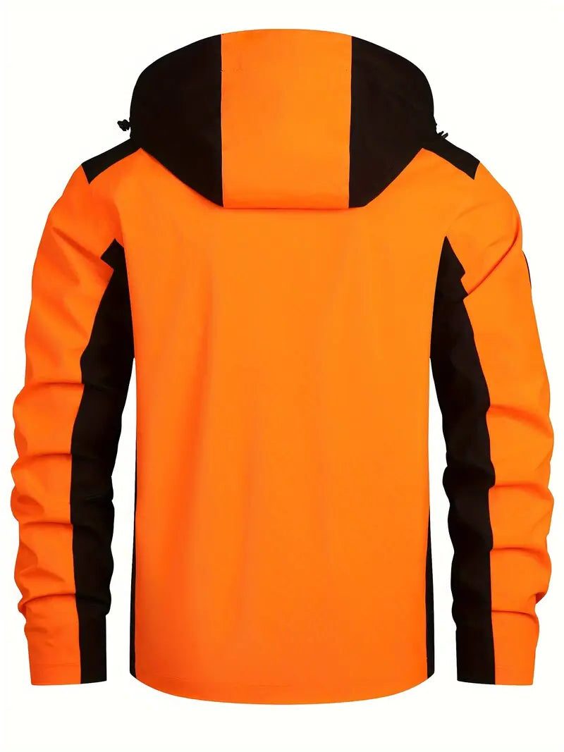 Reflective Zip-Up Outdoor Jacket for Men - View 5
