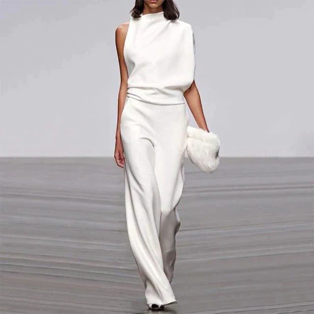 Sleeveless Wide Leg Jumpsuit for Women