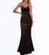 Slim Fit Wrap Maxi Dress with V-Neck for Women